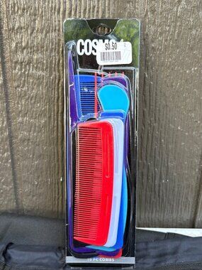 Vintage Cosmo Girl 10-Piece Multi-Color Comb Set Almar Sales NOS Sealed